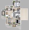 Sebastian - 2x2 - 1060 sq. ft. with Garage